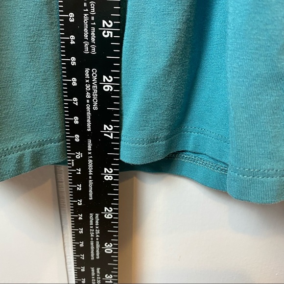 Lilla P Teal V Neck Dress Nursing - Picture 9 of 13